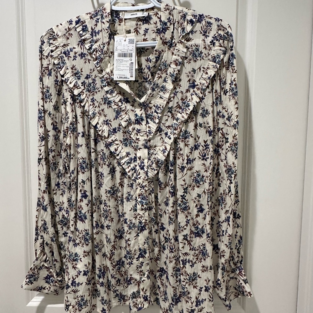 Mango Flowy Shirt